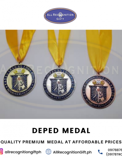 DEPED (DEPARTMENT OF EDUCATION) MEDAL - ALL RECOGNITION GIFT