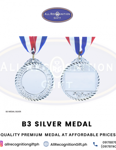 B3 SILVER MEDAL - All Recognition Gift